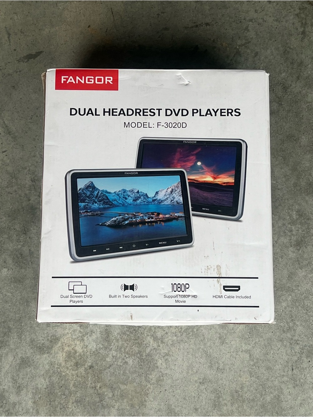 Dual Headrest DVD Players Great For Video Games In Car RoadTrip Movies